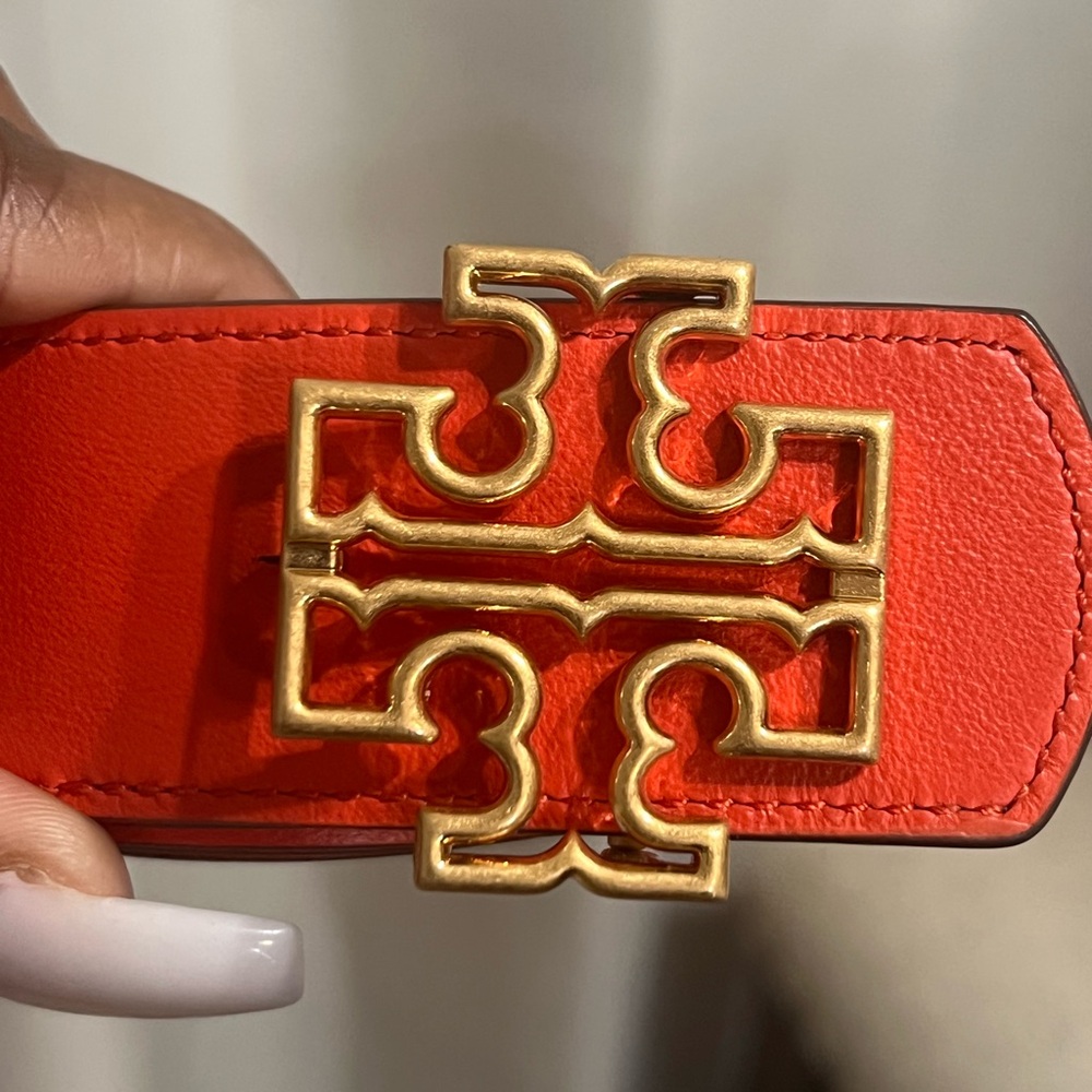 Tory Burch 1.5 inch Britton Reversible Logo Belt